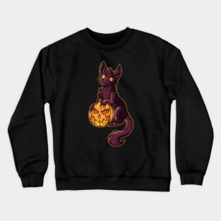 Pumpkin cat Crewneck Sweatshirt